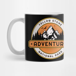 Yellowstone National Park Retro Mug